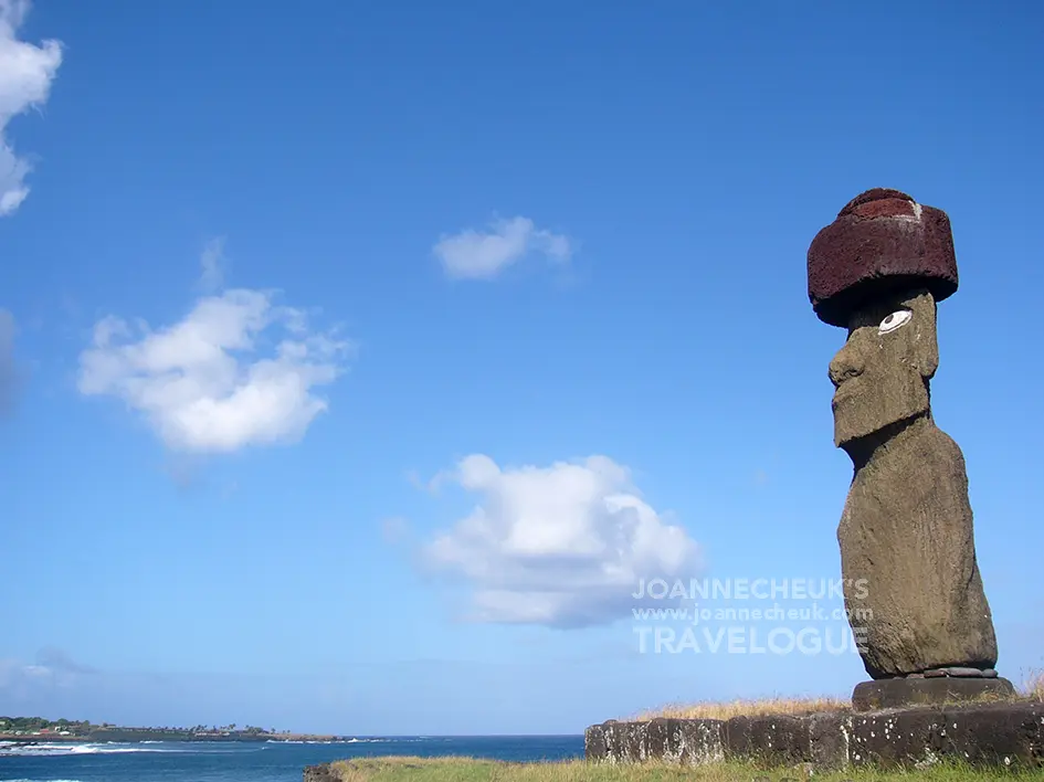 Rapa Nui Easter Island Moai有眼有珠摩艾像