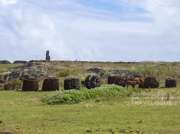 Rapa Nui Ahu Tongariki - Pukao