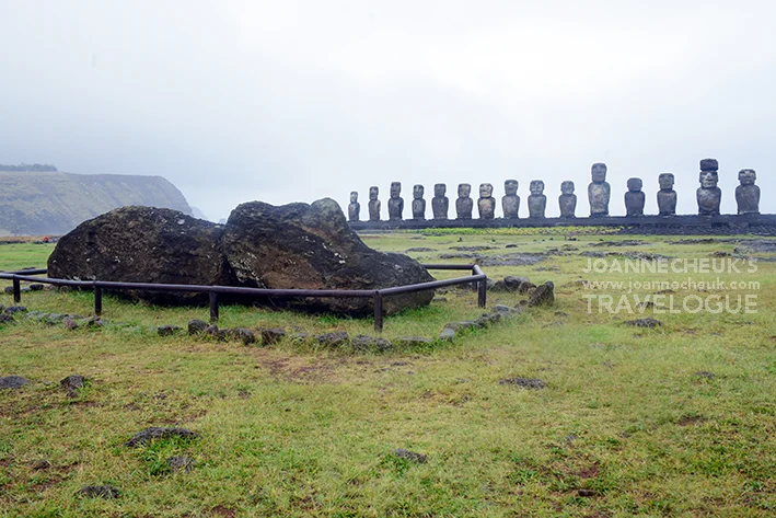 Ahu Tongariki - Lying Moai