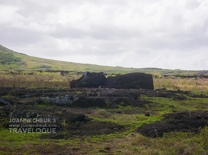 Ahu Tongariki - Lying Moai