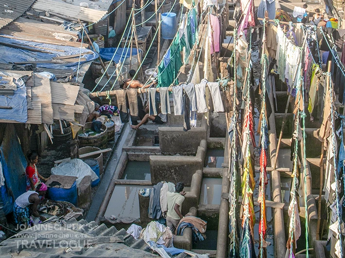 印度孟買露天洗衣場Dhobi Ghat