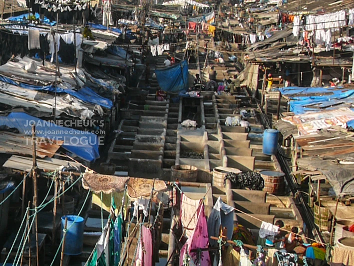 印度孟買露天洗衣場Dhobi Ghat