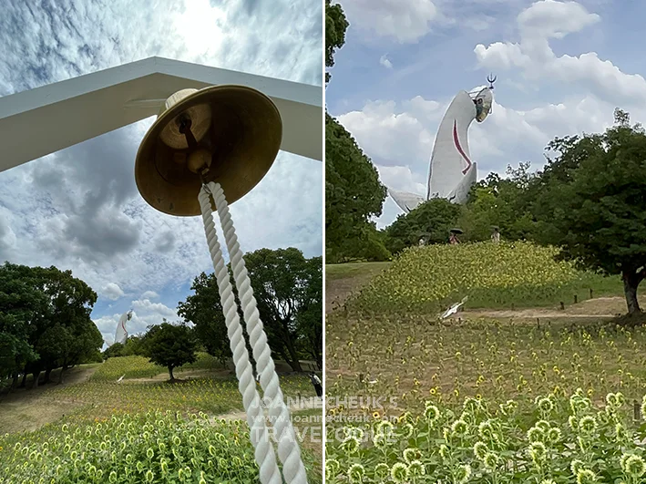 大阪万博記念公園向日葵花海