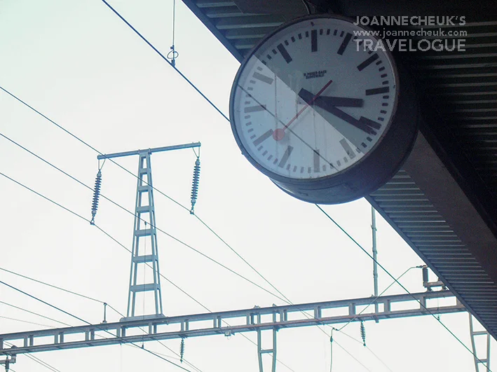 Swiss Railways Clock 2004 Ilanz